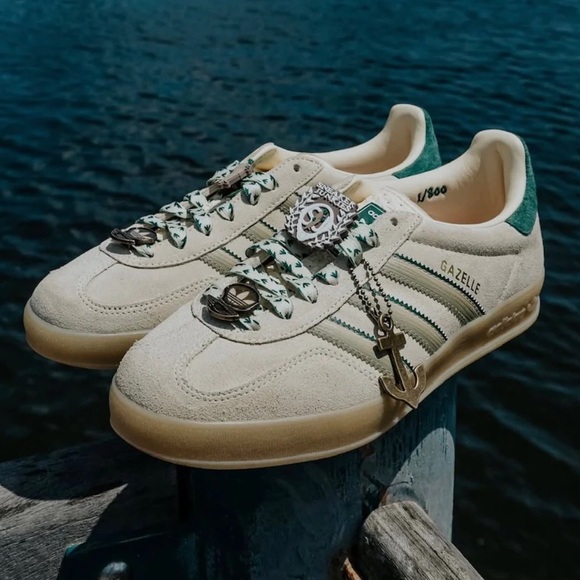💚 ADIDAS GAZELLE INDOOR x SNEAKER JUNKIES CLAM CHOWDER 💚